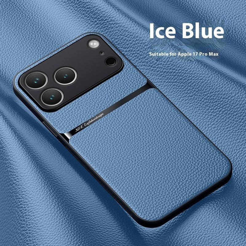 Magnetic Litchi iPhone Case