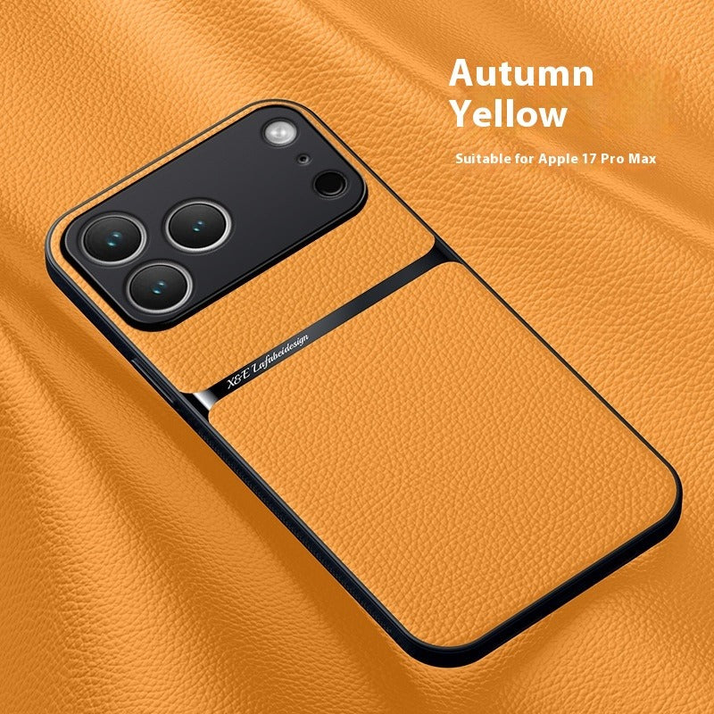 Magnetic Litchi iPhone Case