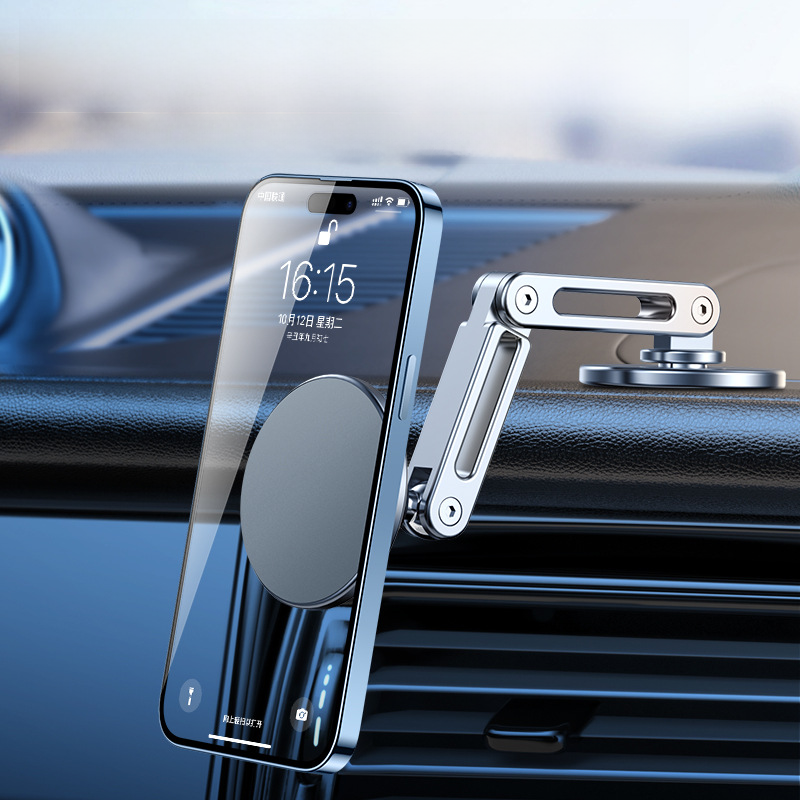 Magnetic Tesla Car Phone Mount — 360° Rotation