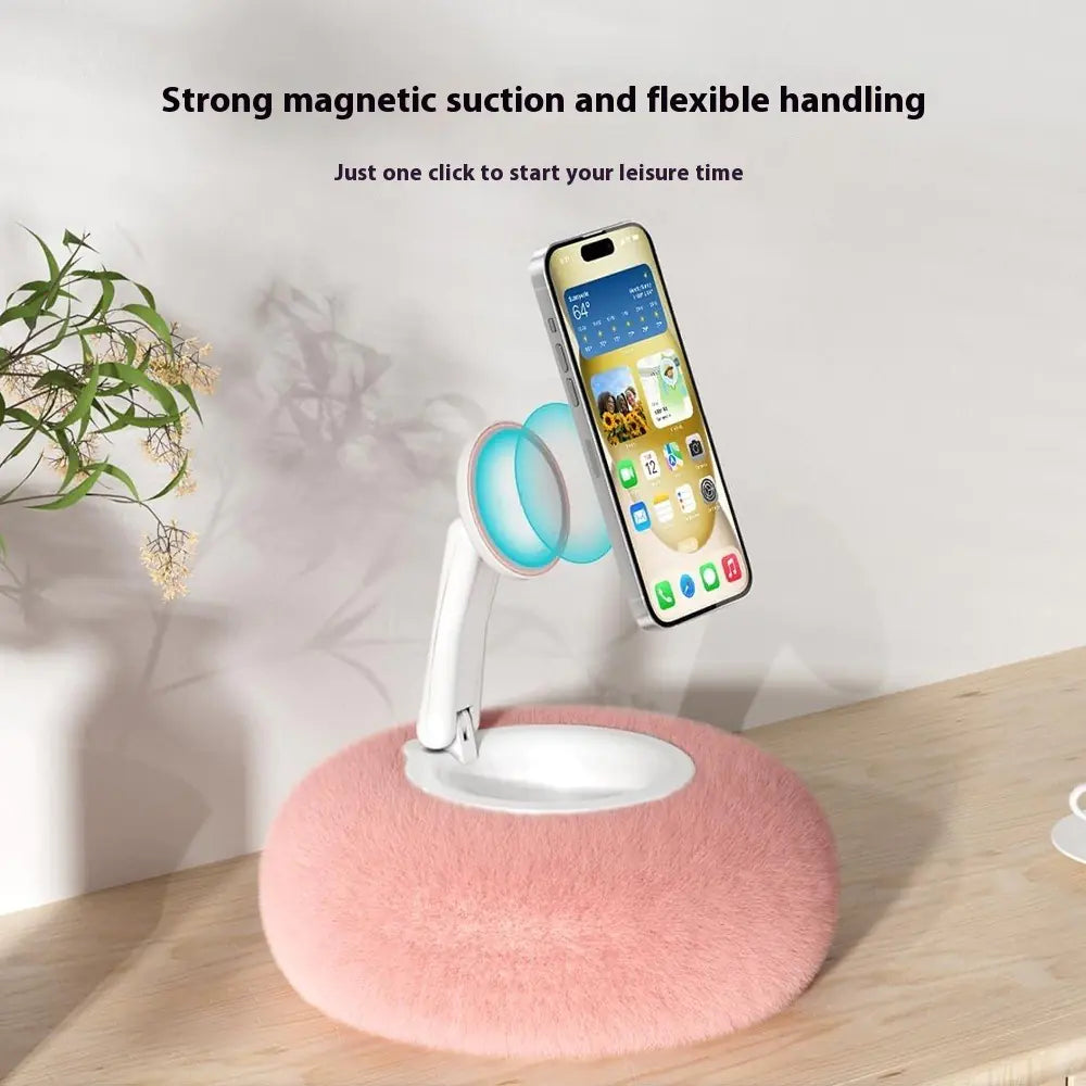 Magnetic Mobile Phone Pillow Stand