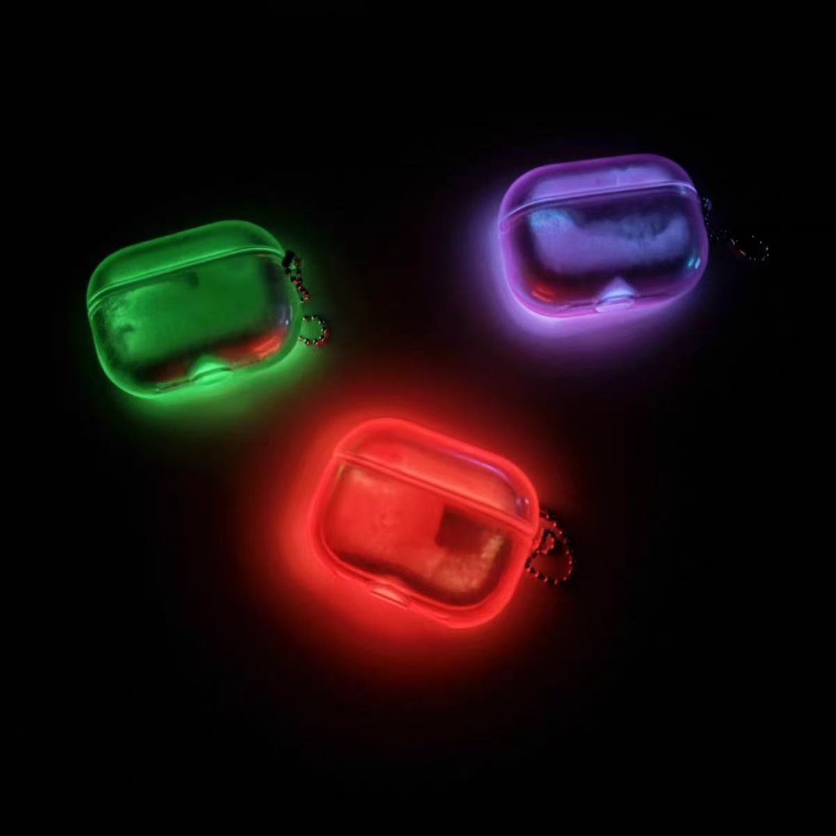 Fluorescent Quicksand Luminous Earphone Case