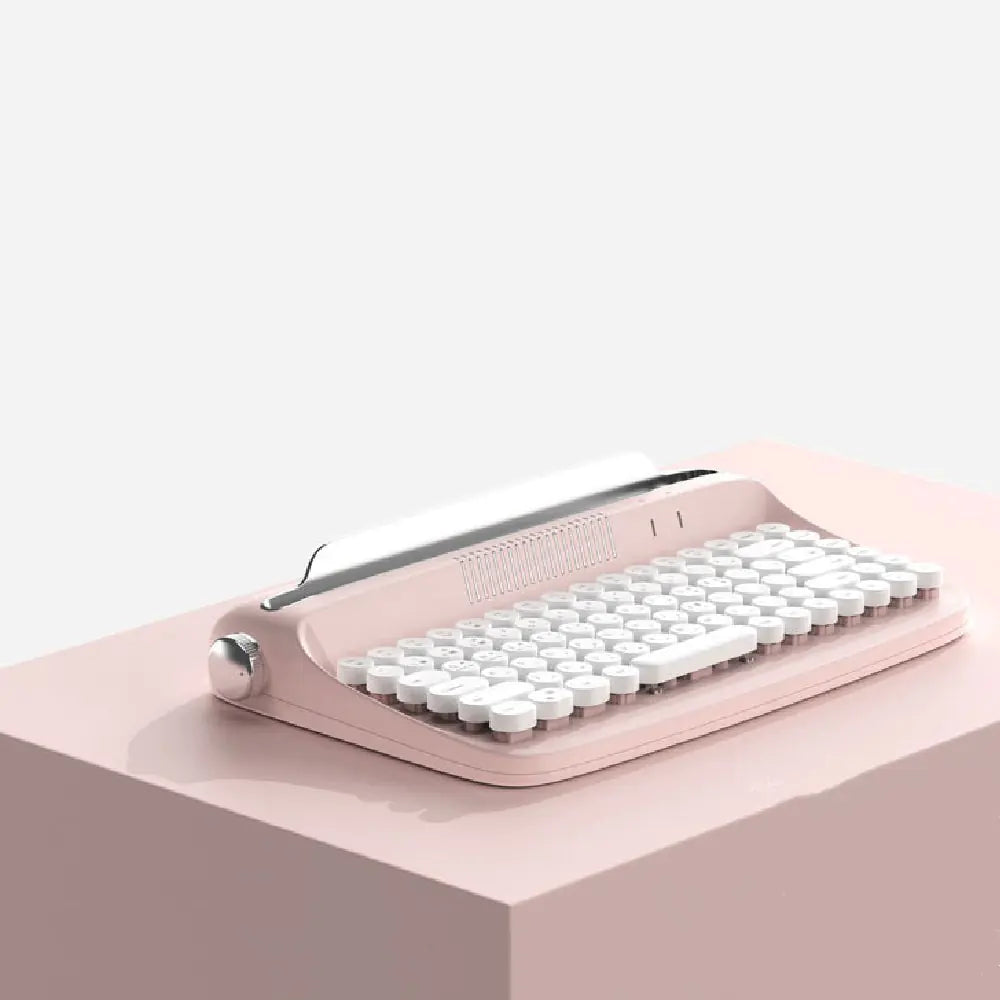 Retro Bluetooth Keyboard Wireless Tablet PC