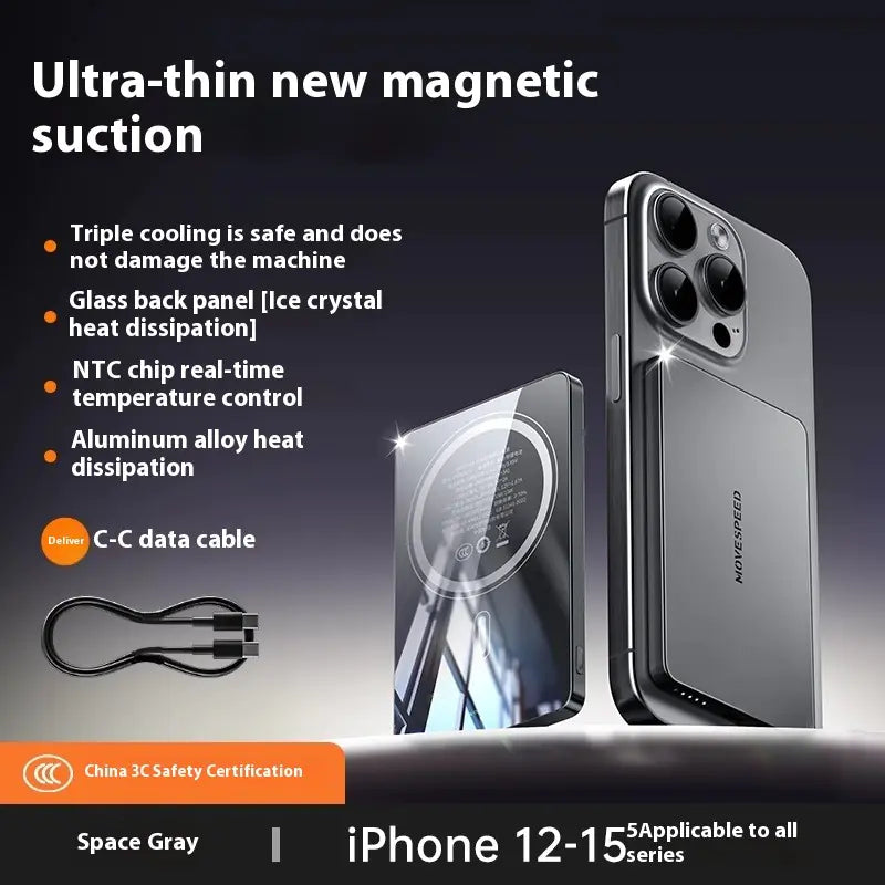 Magsafe Magnetic Wireless Power Bank 5000mAh